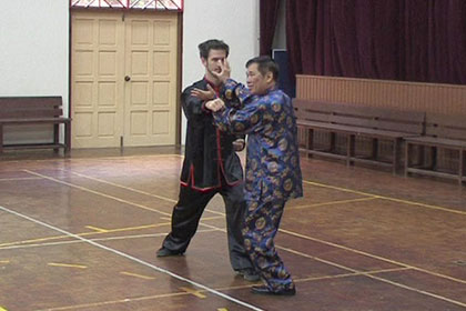 Kung Fu Sparring Sifu Wong