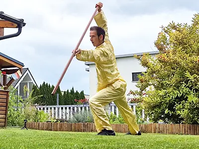 Besondere Langstocktechnik