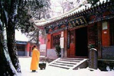 Shaolin Mönch Trainingshalle