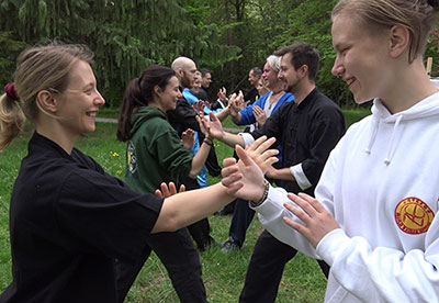 Freude beim Training