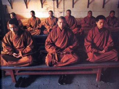 Zen Mönche Meditation